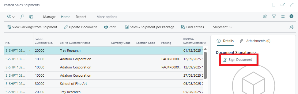 Signing from BC history