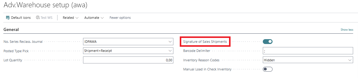 Signature activation