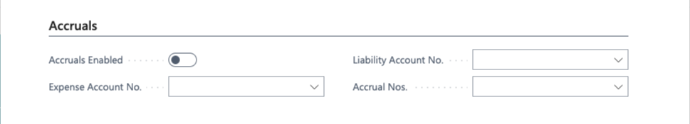 Accrual Accounts