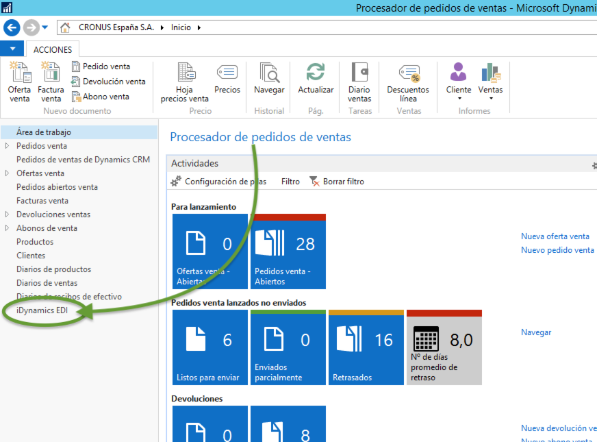 Process sales orders