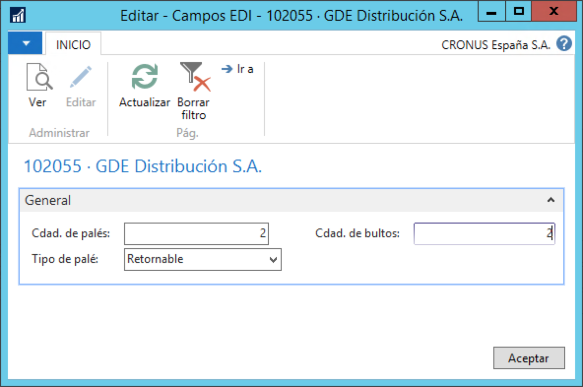 Edit Shipment Fields