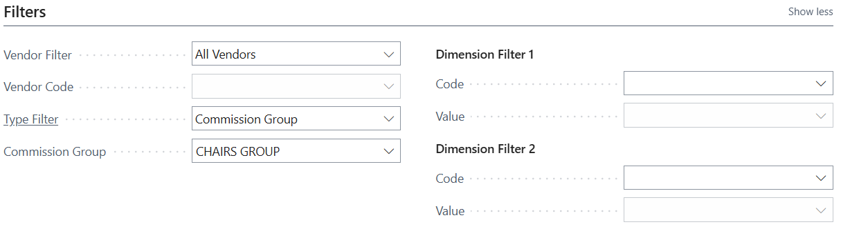 Available Filters