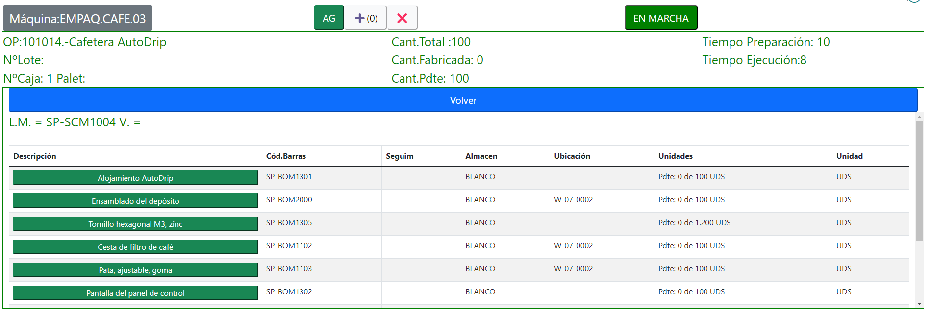 Bill of Materials List