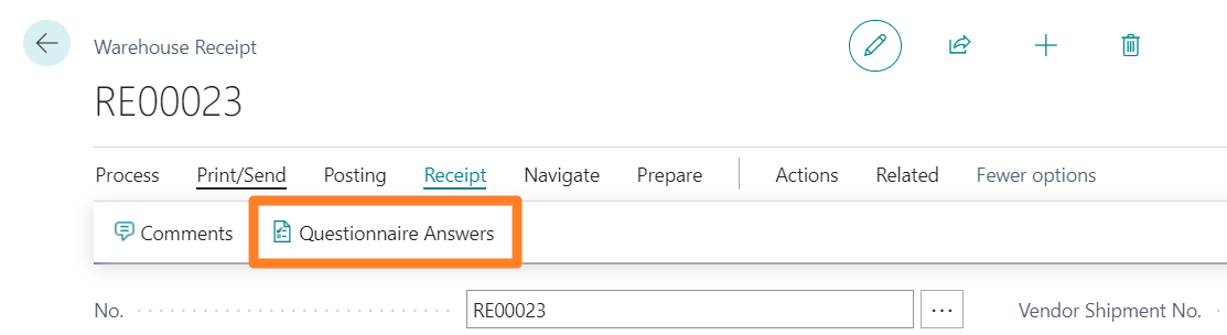Query Answers in Receipts