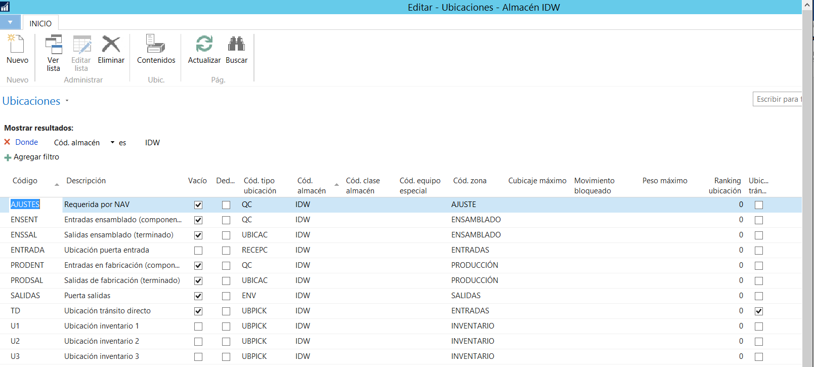 Idynamics Warehouse Settings Idynamics Warehouse Lite 3022