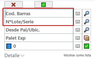 Campos para decodificar GS1-128