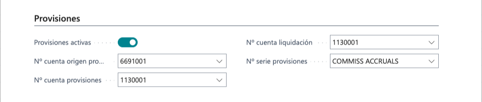 Cuentas de provisión