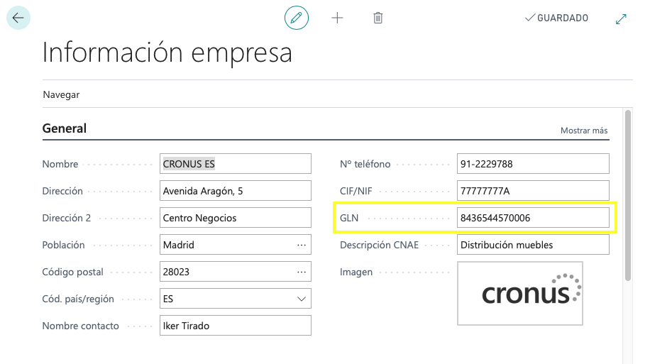 Ficha información empresa
