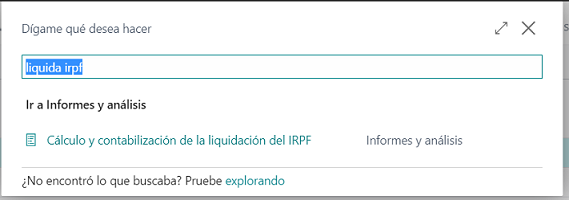 Buscador - Liquidar IRPF