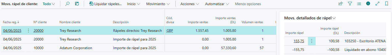 Rebate entry settled
