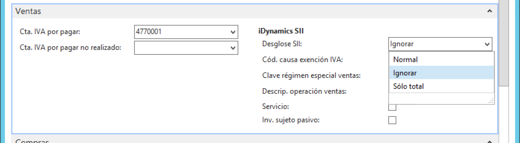 Excluir del SII