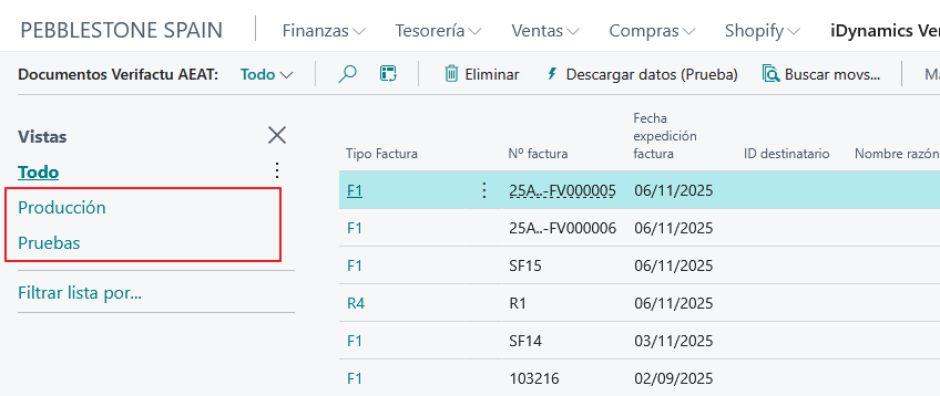 Consultar datos enviados: Vistas