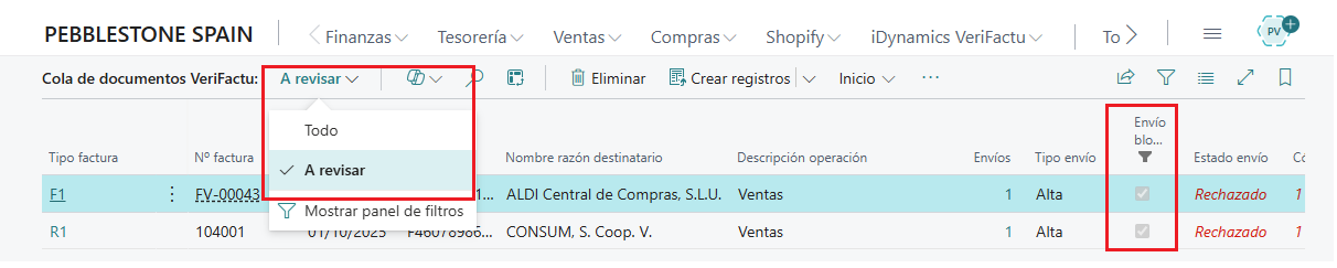 Documentos a revisar