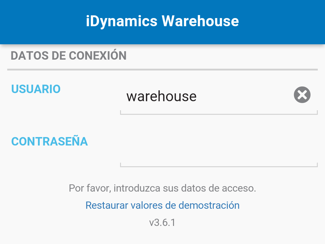 Datos de validación